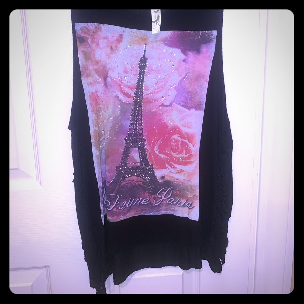 Los Angeles Active Street Couture Tank Side Slits